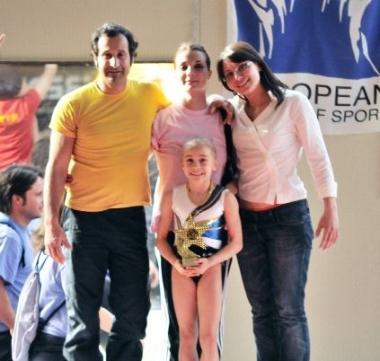 Diana con i suoi istruttori 