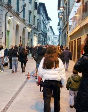 Shopping in via Ridolfi 