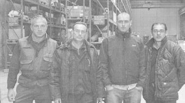 La Rsu del Cantiere: Raffaelli, Triglia, Milella, Frilli