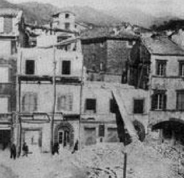 Fivizzano devastata dal sisma del 1920  
