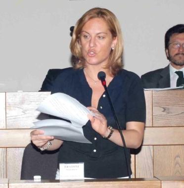 La presidente della Provincia Federica Fratoni  