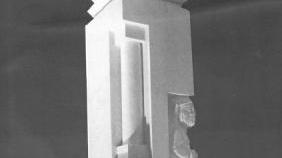Un particolare della scultura