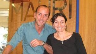Christian Mauri all’interno del suo locale