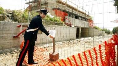 Un cantiere sequestrato