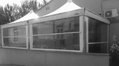 Il gazebo della pizzeria Runner