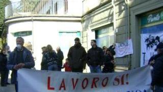 Una protesta dei comitati