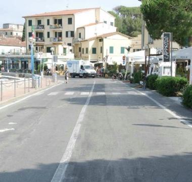 Il lungomare di Marina di Campo 
