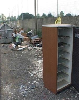 Una discarica a Lido 
