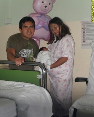 <b>UN MOMENTO FELICE. </b>Victor ed Elisabeth quando la bimba era viva 