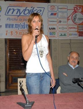 Annalisa Minetti madrina della sesta edizione di Mybike