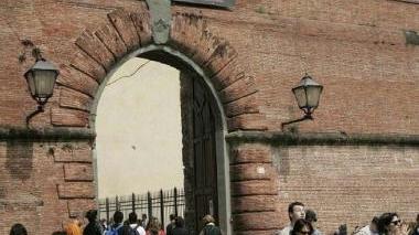 L’ingresso della Fortezza da Basso Anche questo spazio era gestito da Firenze Fiera
