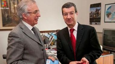 Vannino Chiti fa visita al questore