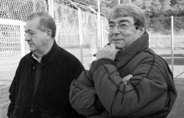 <b>COPPIA. </b>Aldo Spinelli insieme al suo vice Silvano Siri 