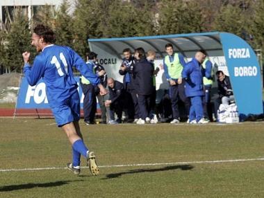 Lesultanza del bomber Fabbri, autore del gol decisivo 