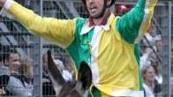 <b>ARRIVO.</b> Gabriele Goddi taglia il traguardo