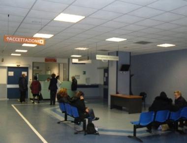 la sala dattesa del pronto soccorso 