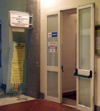 Lingresso del Corat allospedale     