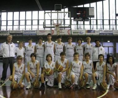 La squadra del Gruppo Esedra Centro Minibasket Lucca 