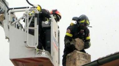 Casa assediata dai calabroni Intervengono i vigili del fuoco