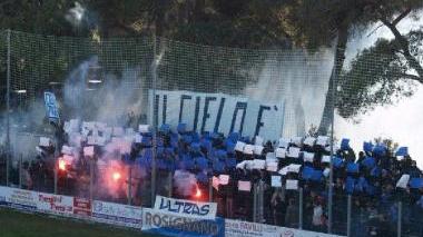 La curva biancoblù. Domenica ci si attende tanto pubblico al Solvay
