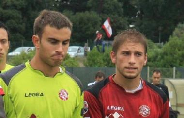 <b>TALENTO.</b> Francesco Bardi (qui con Dionisi), classe 1992 