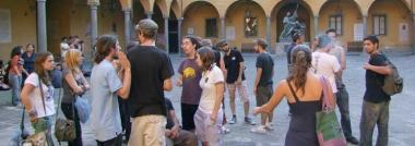 Studenti allinterno della Sapienza 
