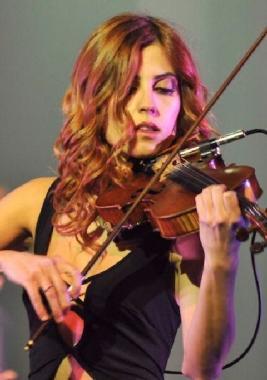 La violinista Luvienne 