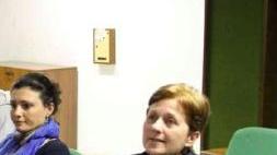 Le donne in conferenza stampa