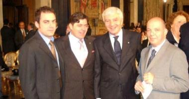 Andrea Vinchesi, il secondo da sinistra, al Quirinale 