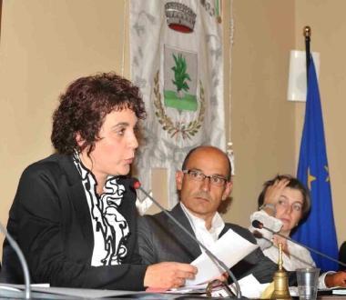 Il sindaco di Agliana Eleanna Ciampolini  