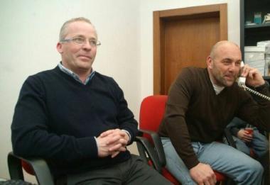 Giovannini con Favarin e la punta Marotta 