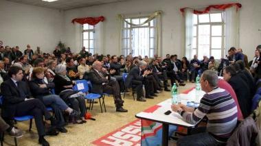 L’assemblea con Enrico Rossi alla Eaton