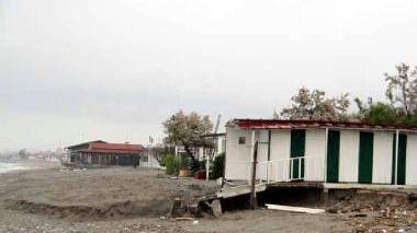 <b>ANCORA DISTRUTTO.</b> Il lido del Carabiniere