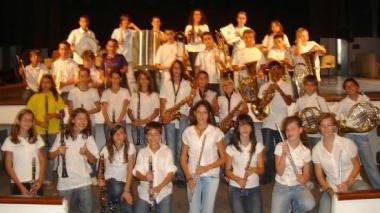 La banda musicale Giovani Note dell’istituto comprensivo Salutati Cavalcanti
