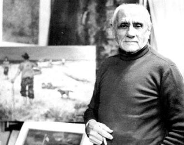 Alfredo Catarsini nel suo studio 