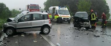 I mezzi coinvolti nellincidente mortale 