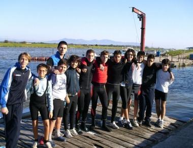 A Roffia di San Miniato i canoisti biancoblu guidati da Montanelli si sono messi in evidenza nelle gare su tutte le distanze  
