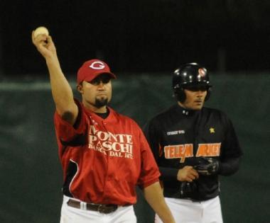 <b>LEADER</b>. Linterbase Danny Sandoval miglior battitore del Grosseto 