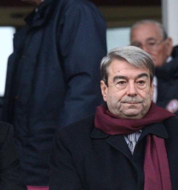 <b>IN ATTESA. </b> Il presidente amaranto Aldo Spinelli       