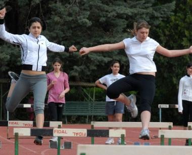<b>GIOVANI. </b> Un momento delle gare al campo scuola 
