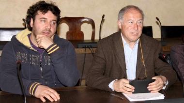 L’assessore Rossano Forassiepi con il sindaco Lombardi