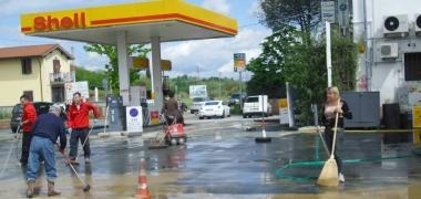 Bomba d'acqua, si contano i danni