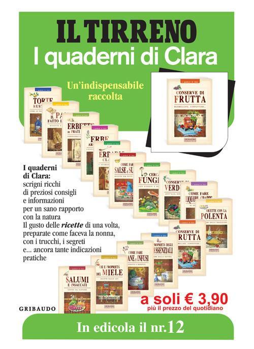 I QUADERNI DI CLARA'CONSERVE DIFRUTTA'