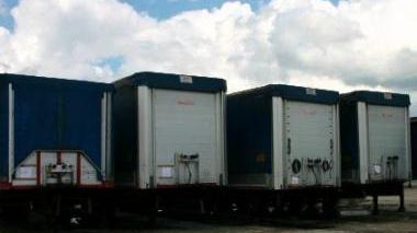 I camion sequestrati dalla polizia stradale a Porcari