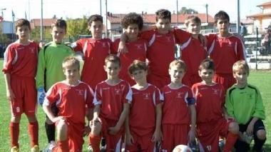 La squadra Esordienti B 1998 della Giovanile Navacchio