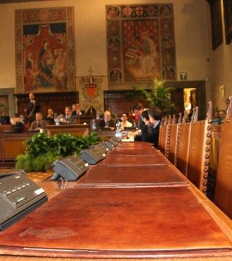 Allo studio un progetto per rinnovare la sala consiliare   