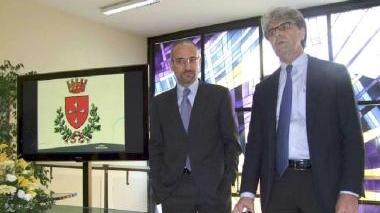 Da sinistra il direttore Puncioni e l’ad Scotti