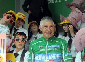 Il campione Moser incantatodalla passione dei carraresi