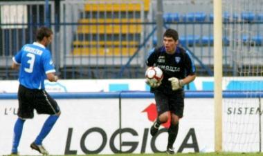 Il giovane portiere azzurro Alberto Pelagotti, classe 1989, ha consumato il suo debutto assoluto in serie B 