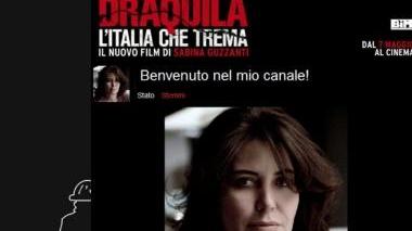 La locandina del film Draquila sul terremoto di Abruzzo
